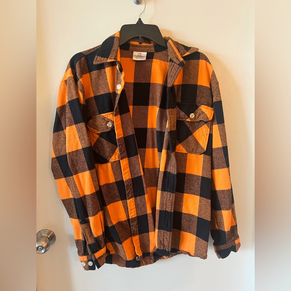 Rothko Heavyweight plaid shirt jacket